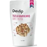 Devlip Pembe Himalaya Tuzlu Kavrulmuş Siirt Fıstığı, 1 KG, Kilitli (A&ccedil;-Kapa) Ambalaj, Vegan,%100 &Ccedil;ıtlak