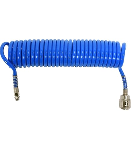 Tubo A Spirale In PU Con Raccordo - G 3/8, Ø 12x8 Mm, PN 9 Bar, Lunghezza 6.0 M | Antipiega E Flessibile - Foto 11