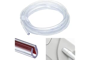 Norhogo Proteggi bordo auto Striscia 5M protezione bordo in gomma protezione guarnizione a forma di U protezione bordo auto, per Bordi dell'auto per Maggior Parte delle Auto Trasparente