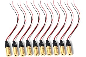 BEITESI Laser Module Industrial Laser Group Module Adjustable Focal Length 6 mm (traverse-10pack)