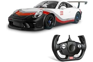 MONDO Motors - Porsche 911 GT3 Cup radiocommandée - modèle échelle 1:14 - Vitesse jusqu'à 10 km/h - Voiture Jouet pour Enfant - 63530