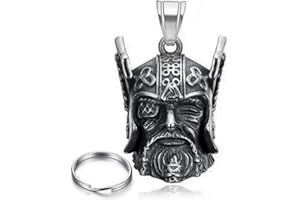 CUSTOMprivé Clochette moto porte-Bonheur motard biker, Porte clef guardian bell Odin viking celtique germanique Wotan, Livré dans son étui cadeau