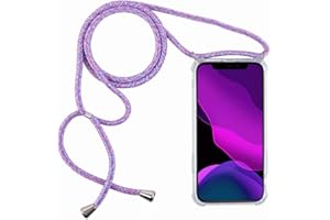 2ndSpring Funda con Cuerda Compatible con Samsung Galaxy Note 10,Colgante Collar Correa de Cuello Cadena Cordón,Arcoiris Azul