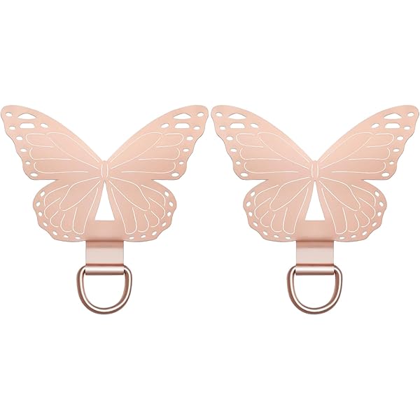 Lot De 5 Attaches Papillon Pour Lanière De Téléphone - En Acier Inoxydable - Compatibles Avec La Plupart Des Smartphones - 4