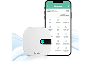 Sensibo Air - Contrôleur intelligent sans fil pour climatiseur. Installation facile. Confort optimal. Application pour contrôle Wifi auto du thermostat. Compatible Google, Alexa, Siri et Apple HomeKit