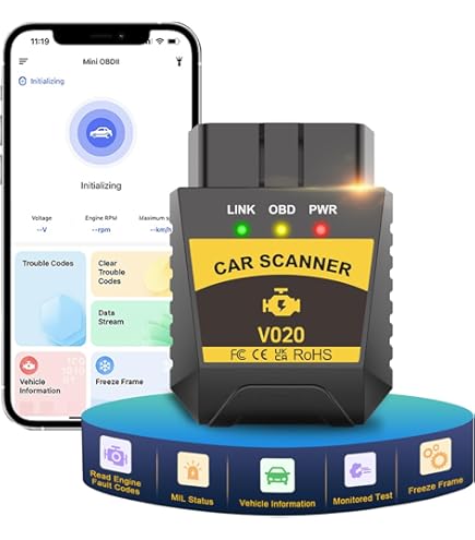 OBD2 Scanner Bluetooth 5.4 - Diagnosegerät Für IOS & Android Mit Eigener App