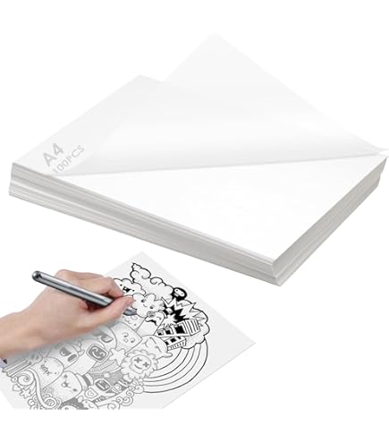 Ursus 2734600 - transparent block, DIN A4, 65 g/m², 25 sheets, made of