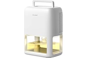 OMISOON Deumidificatore Casa 1800 ml, Semiconduttore Doppio, Muffa e Umidità Silenzioso Deumidificatori, Autospegnimento, Portatile,2 Modalità, Camera, Bagno