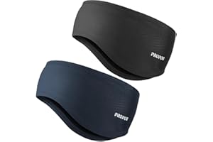 PROPOG Cache Oreille Femme Homme, 3 Pièces Chaleureux Bandeau Hiver Femme Confortable Elastique Bandeau Cheveux Homme Sport Headband Idéal pour Sports Ski Course à Pied Cyclisme