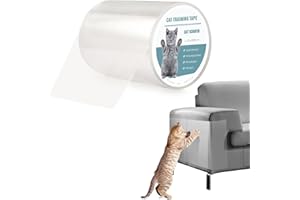 Pidsen Protezione Antigraffio per Gatti, 15CM*2M Protezione Divano Graffi Gatto, Nano Adesivo Pellicola Antigraffio Porta, Divano Gatti Graffi Protezioni, Protezione Graffi Gatto per Divano e Mobili