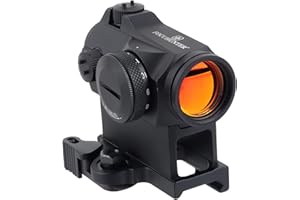FOCUHUNTER Tactique Reflex Rouge Dot 11 Luminosité Airsoft 2 MOA Sight Scope 20mm Montage sur Rail pour la Chasse et Le Tir