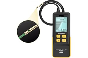 QPKING Probador de calidad de aceite de motor AS503, probador de aceite de motor para vehículos diésel de gasolina con pantalla de 2.8 pulgadas, sonda de detección de alta precisión, transmisión y