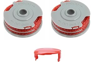 CwQisjk Strimmer Spool Line，Trimmer Spool Cover Caps，for Flymo FLY021，Compatible with Flymo Contour XT/500E/500 XT/Multi Trim/Power Trim/Mini Trim