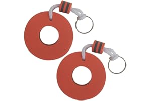 VORCOOL 2 pcs Flottant Eva Porte-clés Porte-clés pour Piscine Gym Vacances Activités de Plein Air Lieu Clé (Bouée de Sauvetage)
