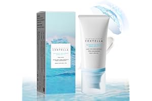 Allony Madagascar Centella Sunscreen, Facial Sunscreen SPF 50, Hydrating and Light Suntan Lotion, Dry and Non-greasy, Waterproof and Sweatproof(50ml)