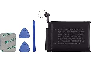 VVSIALEEK Batería A1850 para Watch Series 3ST 42 mm GPS + versión celular con kit de herramientas
