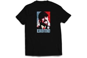 SMARTYPANTS Mr Exotic President Campaign T-Shirt- The Tiger King Joe Exotic GW Zoo Present Twin Needle Collar 100% Combed Ringspun Cotton High Stitch Density Extreme Comfort