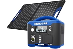 DENQBAR Solargenerator NQB 300 mit Solarpanel NQB S100, 281Wh Mobiler Stromspeicher mit 230V, 100W Solarmodul - Für Reise, Camping, Outdoor, Wohnmobil und als Notstromaggregat