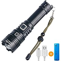 Helius LED Taschenlampe USB Wiederaufladbare Taschenlampen CREE XHP70 LED Extrem Hell 4500 Lumen IPX67 Wasserdicht…