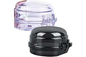 BCZR 12pcs Cache-Boutons De Cuisinière à Gaz, Couverture De Bouton pour Cuisinière, Cache Plaque De Cuisson Gaz，Sécurité Enfant du Poêle, Montage Et Démontage sans Boutons (Noir Et Blanc)