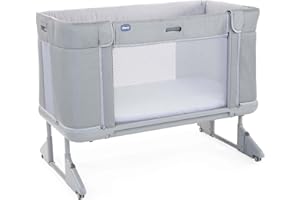 Chicco Next2Me Forever, Culla Neonato Fianco Letto 3in1, Culla che Diventa Lettino Montessori, Fino a 4 Anni (22 Kg), Altezza Regolabile, Buona Circolazione dell'Aria, 4 Ruote, Materasso incluso