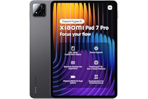 ‎XIAOMI XIAOMI Pad 7 Pro Tablet, 11.2 Zoll, 8+256GB, Grau, 3.2K 144Hz Display, Snapdragon 8s Gen 3, 8850mAh Akku, 67W HyperCharge, HyperAI, Quad-Lautsprecher, Nahtloses Desktop-ähnliches Erlebnis