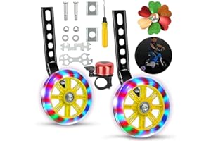 Anyingkai Stabilizzatori Bici,Ruote Laterali Bici Bambino,Ruote Stabilizzatrici,Rotelle Universali Bici,Training Wheels,Rotelle Bici Bambino,Rotelle Bici Bambini,Rotelle Universali