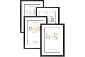 CHELY INTERMARKET Marco de Fotos 50x70cm (Negro) MOD-254 (Pack 4 uds) Ancho de moldura 2cm