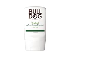‎BULLDOG BULLDOG - Nassrasur für Männer | Original After Shave Balsam | Für normale Haut & mehr Feuchtigkeit | 100ml