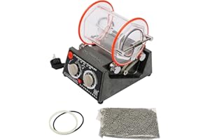 AOHUADA Schmuckpolierer Poliermaschinen 3KG Poliertrommel Schmuck Jewelry Polierer Automatische Dreh Tumbler Polisher Rotary Maschinen polierperlenreiniger Bidirektionale Drehung