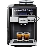 Bosch Fully Automatic Coffee Machine, Metallic Black, Removable Water Tank, AromaDouble Shot