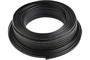 CNANRNANC Cable calefactor de techo antiheladas con temperatura autorregulable, 220 V, cable calefactor para palmeras (15 m)