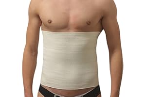 INGROSSO MERCERIE LCF Pancera lombare modellante e contenitiva in lana 50% e acrilico 50%, unisex, realizzato con materiali prodotti in Italia. (L)