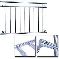 Französischer Balkon, 1280 x 900 mm, Edelstahl V2A