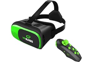 FLM SYSTEM VR BOX OCCHIALI 3D REALTA' VIRTUALE CON TELECOMANDO WIRELESS BLUETOOTH CONTROLLER REMOTE