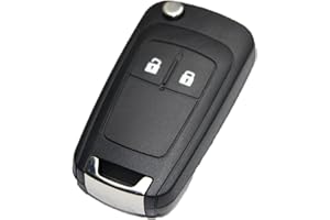 CARCASASCHULAS OP-14 Carcasa Llave Coche Llave Opel Plegable 2 Botones Astra Insignia