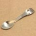 Produktbild PSKOOK Spork Outdoor Löffel Gabel Messer Flasche Dosenöffner Camping Edelstahl Besteck Reisen Funktionelle Essen Multi-Tool UtensilSilber