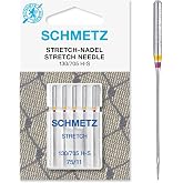 SCHMETZ | 5 dikiş makinesi iğnesi | Stre&ccedil; | 130/705 H-S | iğne kalınlığı 75/11 | her standart ev dikiş makinesinde kullanılab