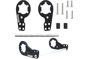 TOOMOD CW-01 Aluminum Rear Shock Damper Mount for Tamiya RC Car CW01 Lunch Box Chassis Upgrades Parts