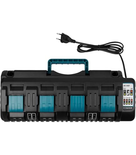 XNJTG 4 stuks 18 V 5,5 Ah reserveaccu voor Makita 18 V accu BL860b BL1850B BL1850 BL1840 BL1830 compatibel met Makita 18 V elektrisch gereedschap en apparaten