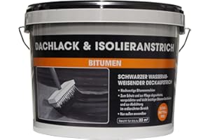VORAGA MEM Vernis pour toit & Enduit isolant 10 l Enduit de bitume kaltanst Rich S