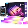Govee Glide RGBIC Smart Wall Light, Decorazioni per la Casa con Sincronizzazione Musicale per Giochi e Streaming, Oltre 40 Sc