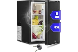 SMETA Kühlschrank 12V 230V,12v Kühlschrank, Kühlschrank Camping, Wohnwagen Kühlschrank 53L, Wohnmobil Kühlschrank