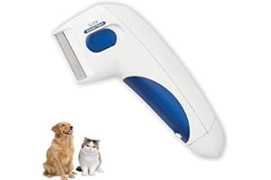 FEWB Pet Flea Comb, Pet Grooming Comb, Lice Cleaner Comb Grooming Removal Tools for Cat Dog Cleaning Brush Anti Flea Pet Supplies