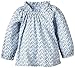 TOM TAILOR Kids Baby Girls aop raglan ruffle blouse/508 Blouse, Blue (pastel Light Blue 6720), 6-9 Months (Manufacturer size: 74)