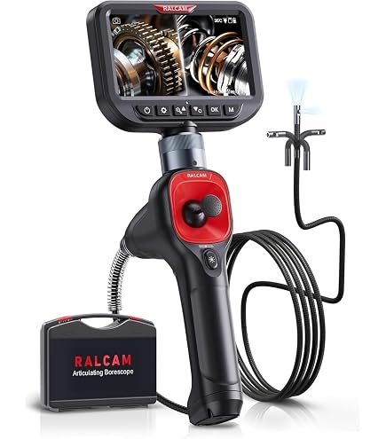 Sonda per Videoispezione 30m Cavo Kit Telecamera di Ispezione, Endoscopio Impermeabile con Scheda 8G | IT