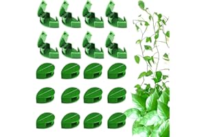 50 Pièces Clips Plantes Fixation de Plantes Grimpantes Clip De Fixation Végétale Clips de Fixation de Support Auto-adhésifs Plante Invisible Plante Murale Clips Clips Feuilles pour Plantes grimpantes