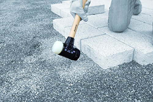 Wiha Safety Schonhammer / Hammer mit Härtegrad 5 – schwarz, orange transparent / Kunststoffhammer rund, Gewicht 300 g, Länge 290 mm, Ø 30 mm - 3