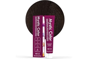 CAPELLO POINT Mystic Color, Coloration Cheveux, Formule Enrichie en Huile d'Argan et Calendula, Crème Colorante Permanente Longue Durée, Brun Cendré Clair 5.1, 100 ml