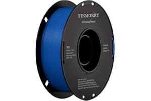 Filament TPU 1,75 mm, TINMORRY 95A miękki, elastyczny filament z tworzywa TPU do druku 3D, 1 kg, niebieski